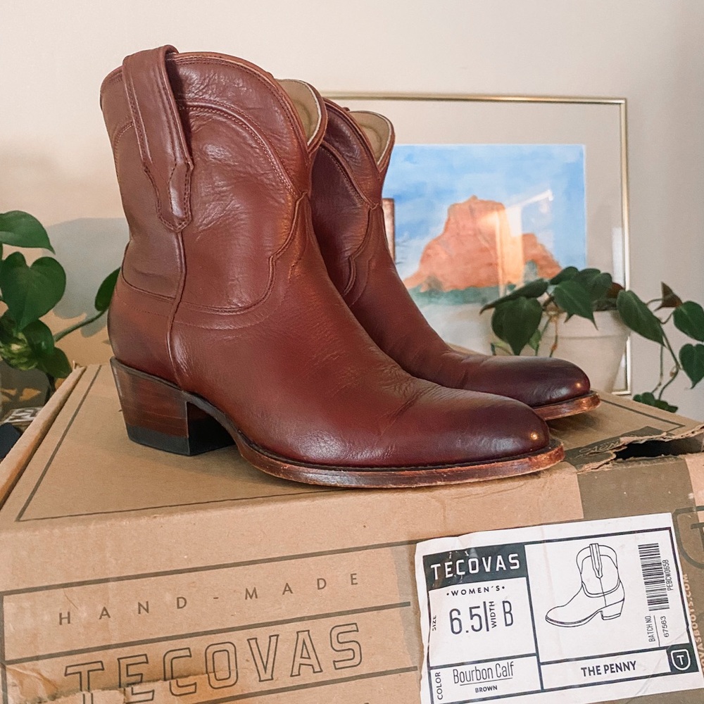 Tecovas The Penny Boot Bourbon Calf